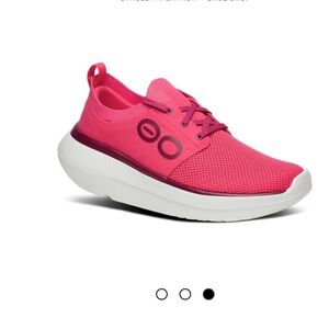 OOFOS OOmy Stride Recovery Sneakers Pink Women's 9/40 Gym Comfort Walking Run